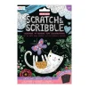 Ooly Scratch & Scribble Mini Scratch Art Kit - Cutie Cats