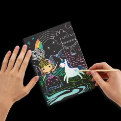 Ooly Scratch & Scribble Scratch Art Kit - Princess Garden