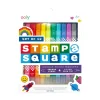 Ooly Stamp-A-Square Double Ended Markers - Set of 12