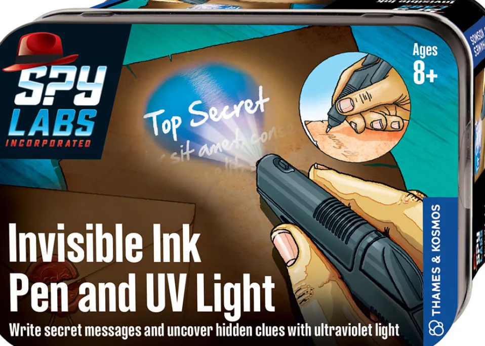 Thames & Kosmos: Spy Labs - Invisible Ink Pen & UV Light